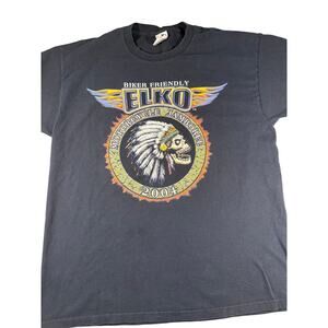 black elko size XL BIKER graphic tee